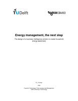 Energy management, the next step: The design of a business intelligence solution to create household energy awareness