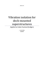 Vibration isolation for deck-mounted superstructures