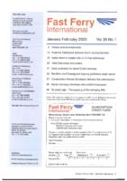 Contents Fast Ferry International, Volume 39, 2000