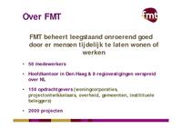 Sessie 9 Tijdelijk huisvesten in bestaande gebouwen - Over FMT
