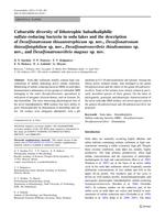 Culturable diversity of lithotrophic haloalkaliphilic sulfate-reducing bacteria in soda lakes and the description of Desulfonatronum thioautotrophicum sp. nov., Desulfonatronum thiosulfatophilum sp. nov., Desulfonatronovibrio thiodismutans sp. nov., and D