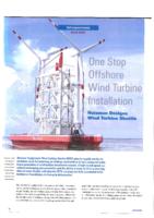 One stop offshore wind turbine installation - Huisman Designs Wind Turbine Shuttle
