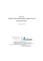 Analysis of the Implementation of Agile Scrum in Innovative Project