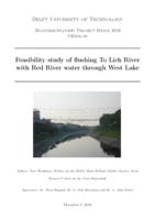Feasibility study of flushing To Lich River with Red River water through West Lake 