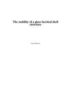 The stability of a facetted glass shell structure