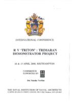 Contents International Conference R V 'TRITON': Trimaran Demonstrator Project
