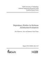 Dependency Profiles for Software Architecture Evaluations