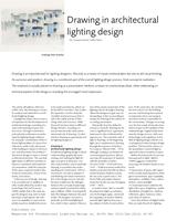 Drawing in architectural lighting design