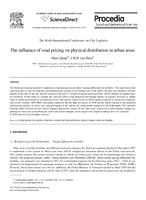 The influence of road pricing on physical distribution in urban areas