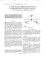 A very accurate measurement system for multielectrode capacitive sensors