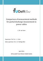 Comparison of measurement methods for partial discharge measurement in power cables