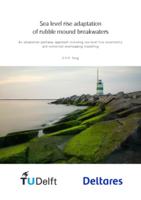 Sea level rise adaptation of rubble mound breakwaters