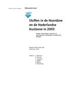 Stoffen in de Noordzee en de Nederlandse Kustzone in 2003: Ftalaten, vlamvertragers, organotin- en geperfluoreerde verbindingen en effectgerichte metingen