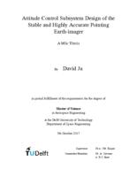 Attitude Control Subsystem Design of the Stable and Highly Accurate Pointing Earth-imager