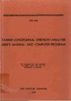 Tanker longitudinal strength analysis users manual and computer program