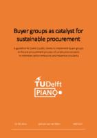 Buyer groups as catalyst for sustainable procurement