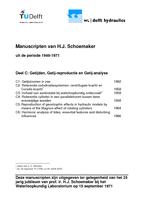 Manuscripten van H.J. Schoemaker uit de periode 1946-1971: Deel C: Getijden, Getij-reproductie en Getij-analyse