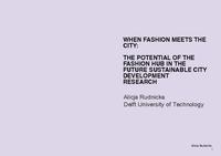  The potential of the fashion capitals in the future sustainable city development research
