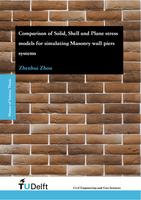 Comparison of Solid, Shell and Plane stress models for simulating Masonry wall-piers systems