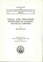 Single- and twin-screw propulsion of tankers and bulk carriers
