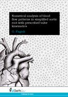 Numerical analysis of blood flow patterns in simplified aortic root with prescribed valve kinematics
