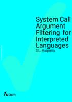 System Call Argument Filtering for Interpreted Languages