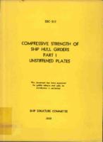 Compressive strength of ship hull girders Part I: Unstiffened plates
