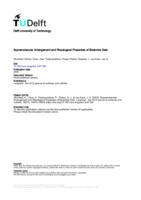 Supramolecular Arrangement and Rheological Properties of Bisamide Gels