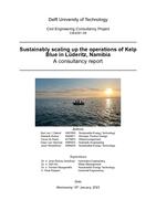 Sustainably scaling up the operations of Kelp Blue in Lüderitz, Namibia