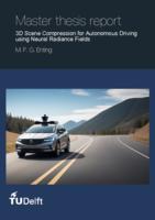 3D Scene Compression for Autonomous Driving using Neural Radiance Fields