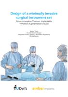 Design of a Minimally Invasive Surgical Instrument Set