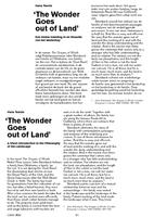 The wonder goes out of land: Een kleine inleiding in de filosofie van het landschap / The wonder goes out of land: a short introduction to the philosophy of the landscape