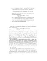 Space-time regularity of solutions of the parabolic stochastic Cauchy problem