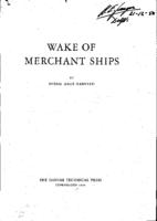 Wake of merchant ships