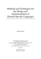 Methods and Techniques for the Design and Implementation of Domain-Specific Languages