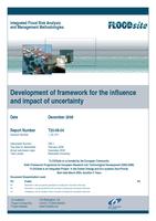 Development of framework for the influence and impact of uncertainty