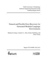 Natural and Flexible Error Recovery for Generated Modular Language Environments