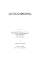 Hybrid models for hydrological forecasting: Integration of data-driven and conceptual modelling techniques