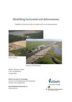 Modelling horizontal soil deformations