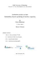 Reliability-based updating of anchor capacity
