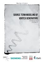 Source Term Modeling of Vortex Generators