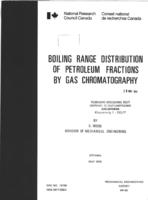 Boiling range distribution of petroleum fractions by gas chromatography