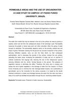 Permeable areas and the use of groundwater: A case study in campus I at Passo Fundo University, Brazil