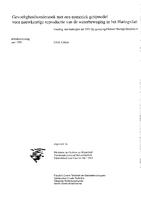 Gevoeligheidsonderzoek met een numeriek getijmodel voor nauwkeurige reproductie van de waterbeweging in het Haringvliet: Toetsing met metingen uit 1997 bij gewijzigd beheer Haringvlietsluizen
