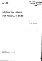 Normand's number for merchant ships