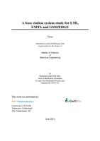 A base station system study for LTE, UMTS and GSM/EDGE