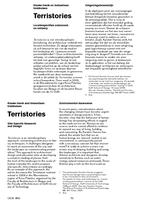 Terristories: Locatiespecifiek onderzoek en ontwerp / Terristories: site-specific research and design