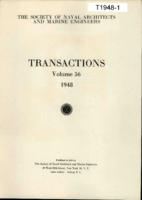 Transactions of The Society of Naval Architects and Marine Engineers, SNAME, Volume 56, 1948