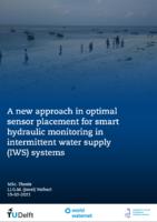 A new approach in optimal sensor placement for smart hydraulic monitoring in intermittent water supply (IWS) systems