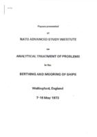 Contents of Analytical Treatment of Problems in the Berthing and Mooring of Ships Symposium